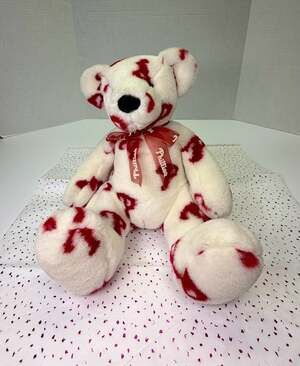 Vintage 2002 Fiesta Philadelphia Phillies 10.5" Jacquard Team Logo Plush Bear